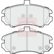 Apec Front Brake Pad Set fits Hyundai Elantra III 2000-2006 1.6 1.8 2.0