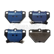 Borg & Beck Front & Rear Brake Discs & Pads fits Toyota Celica 1999-2005 1.8