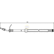 NAPA Brake Hydraulic Hose Line Front fits Nissan Interstar 2003 on