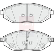 Apec Front Brake Pad Set PD3721