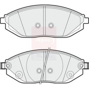 Apec Front Brake Vented Discs & Pads fits Chevrolet Spark 2010 on 1.0 1.2
