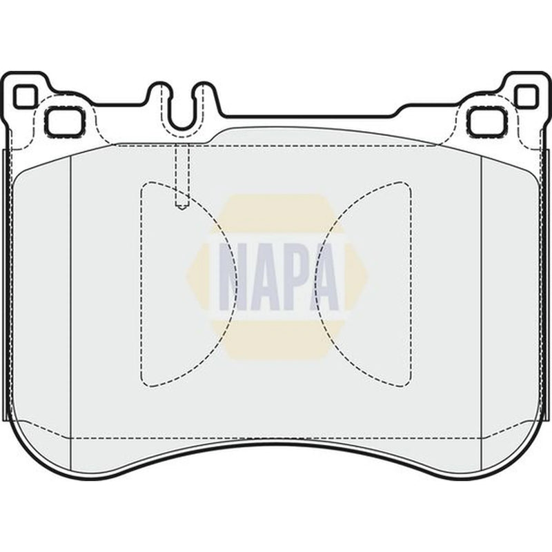 NAPA Front & Rear Pads fits Mercedes-Benz S-Class 2013-2020