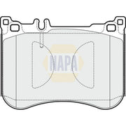 NAPA Front Brake Pad Set fits Mercedes-Benz Cls 2018 on 257.361