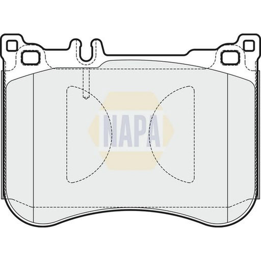 NAPA Front Brake Pad Set NBP1894