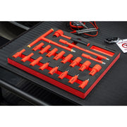 Premier Insulated Socket Set with Tool Tray 3/8"Sq Drive 20pc - VDE Approved Sealey Premier - Dynamic Drive