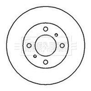 Borg & Beck Front & Rear Brake Discs & Pads fits Mitsubishi Carisma 1995-2006