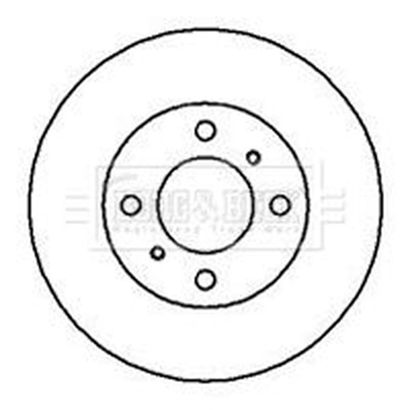 Borg & Beck Front & Rear Brake Discs & Pads fits Mitsubishi Carisma 1995-2006