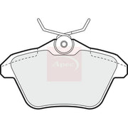Apec Rear Brake Pad Set fits Alfa Romeo 156 1997-2005 1.6 1.8 2.0 2.4 2.5