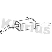 Klarius Box With Tail Pipe Rear fits Citroën C4 II 2009 on 1.6
