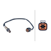 Hella O2 Lambda Oxygen Sensor after catalytic converter fits Hyundai Accent II