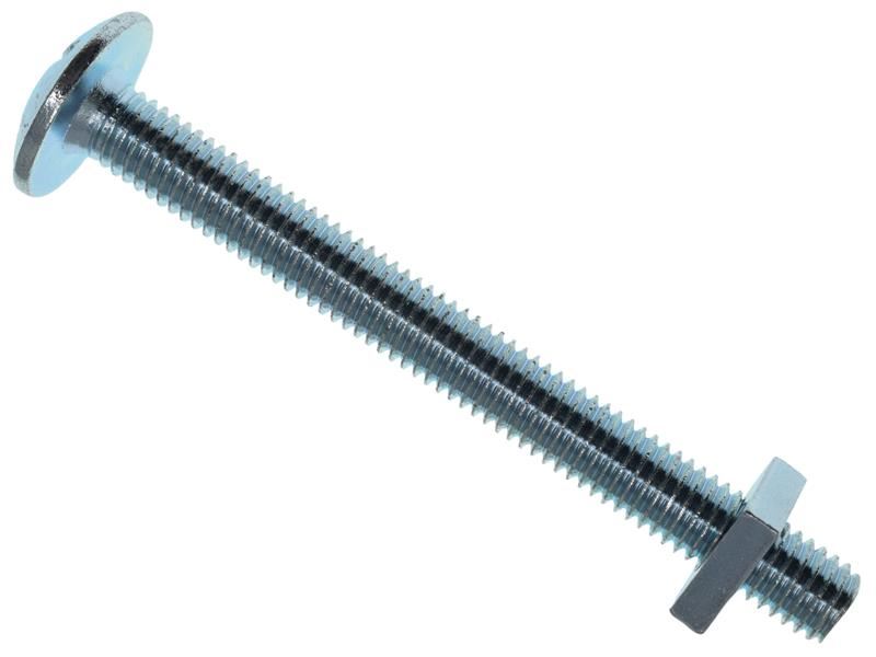 METALMATE Roofing Bolt & Nut ZP M8 x 100mm (Box 25) METALMATE� - NN4 Online