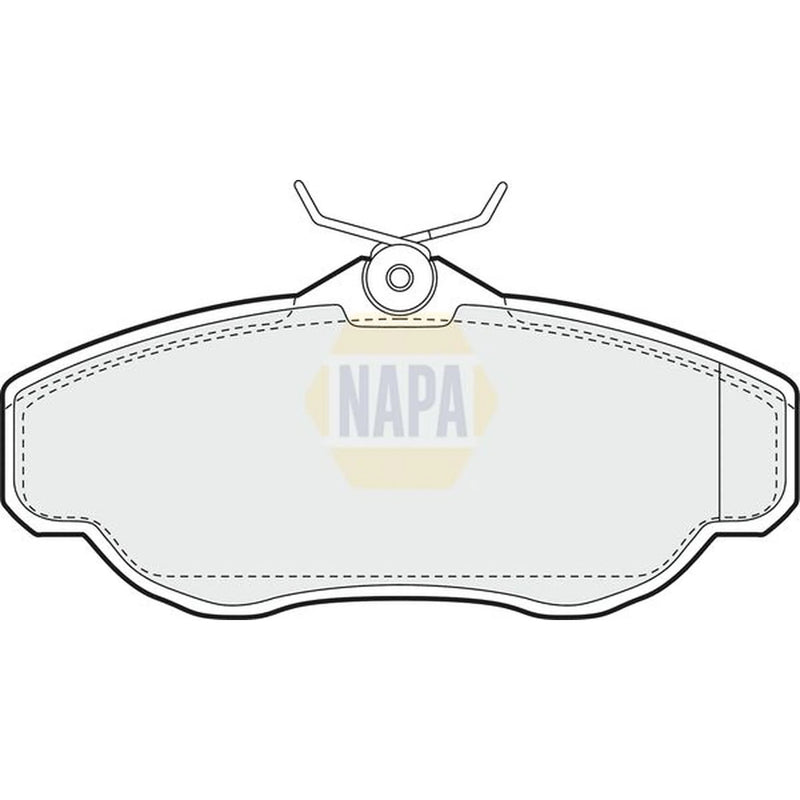 NAPA Front Brake Pad Set fits Land Rover Discovery 1998-2004 2.5 4.0