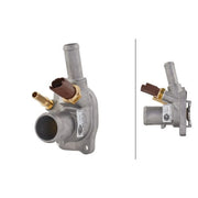 Hella Thermostat Kit (Thermostat + Coolant Temperature Sensor) fits Fiat Punto