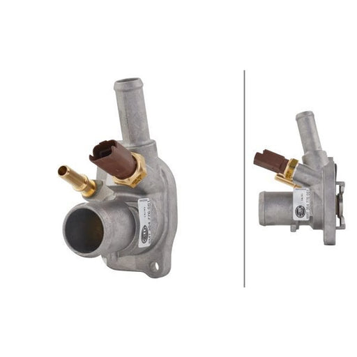 Hella Thermostat Kit (Thermostat + Coolant Temperature Sensor) fits Fiat Punto