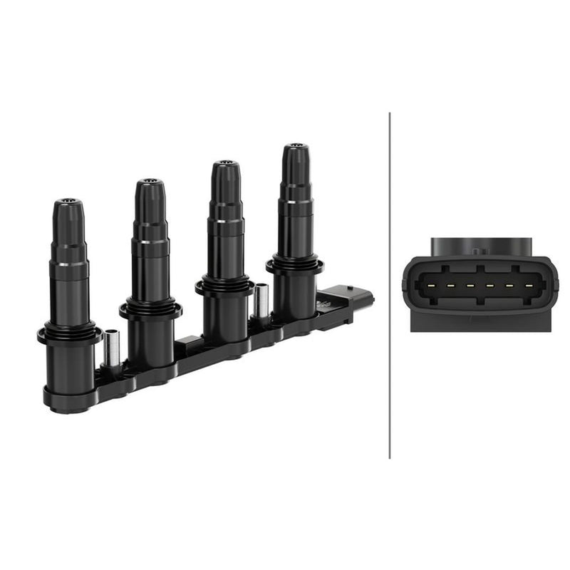 Hella Ignition Coil Pack fits Alfa Romeo 159 2005-2011 1.8