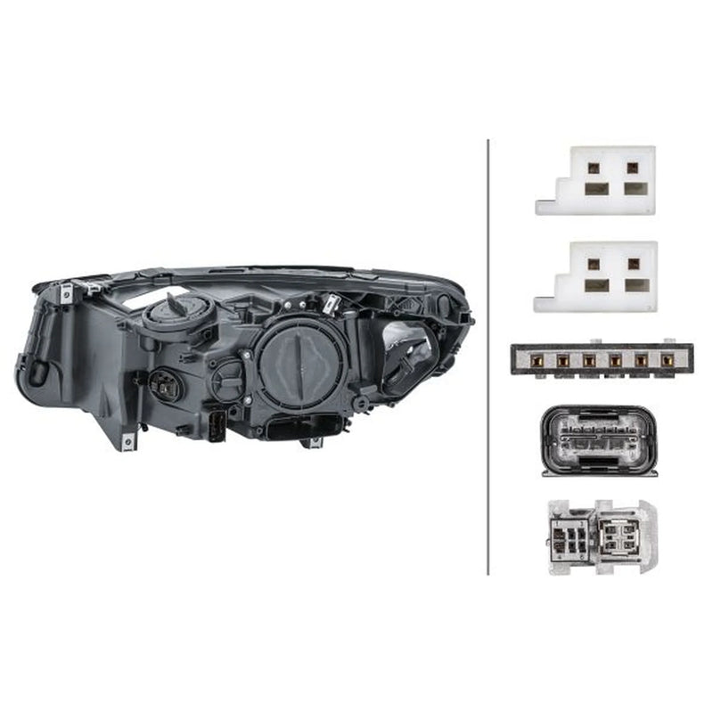 Hella Headlight Headlamp PY24W Right fits BMW 5 Gran Turismo 2009-2017