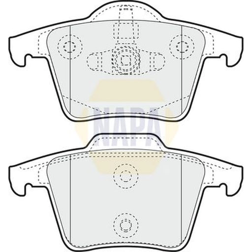 NAPA Rear Brake Pad Set NBP1334