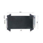 Mahle Air Conditioning Condenser fits Mitsubishi Outlander III 2012-2022