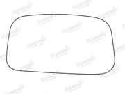 Summit Stick-On Standard Mirror Glass fits Toyota Camry 86 to 90 LHS Summit - Bars 4 Cars
