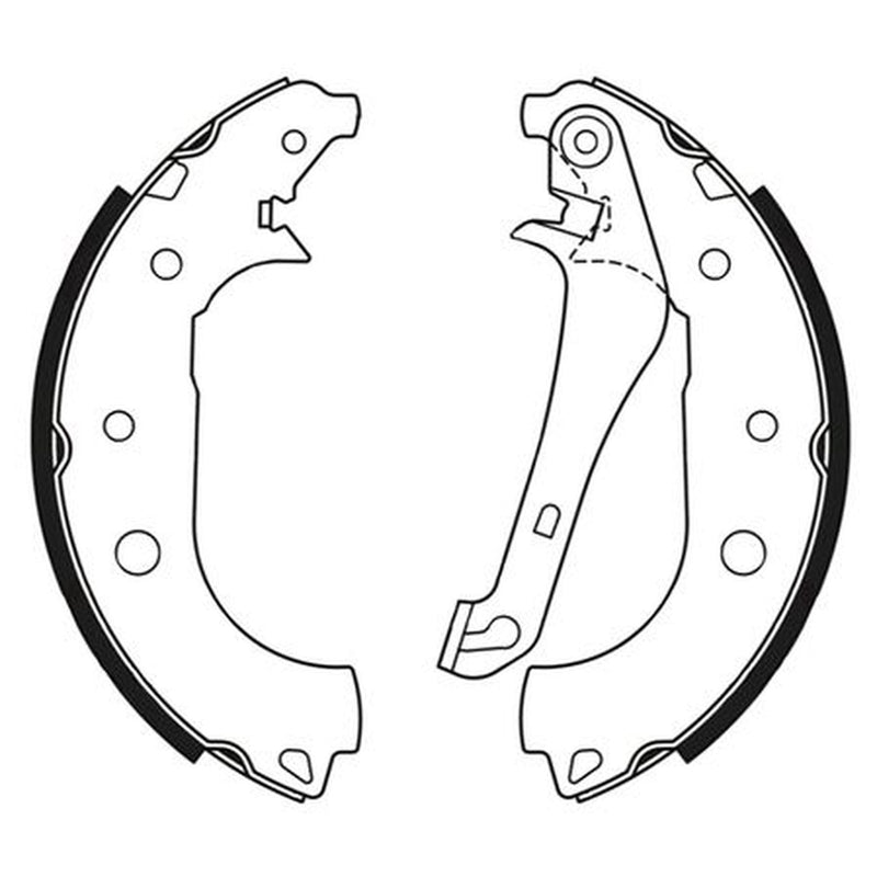 Abtex Brake Shoe Set Axle Kit fits Ford Ecosport 2013-2022 1.0 1.5 2.0