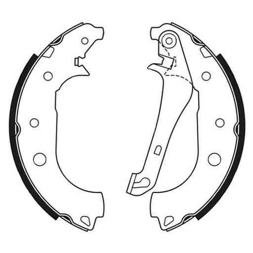 Abtex Brake Shoe Set Axle Kit fits Ford Ecosport 2013-2022 1.0 1.5 2.0
