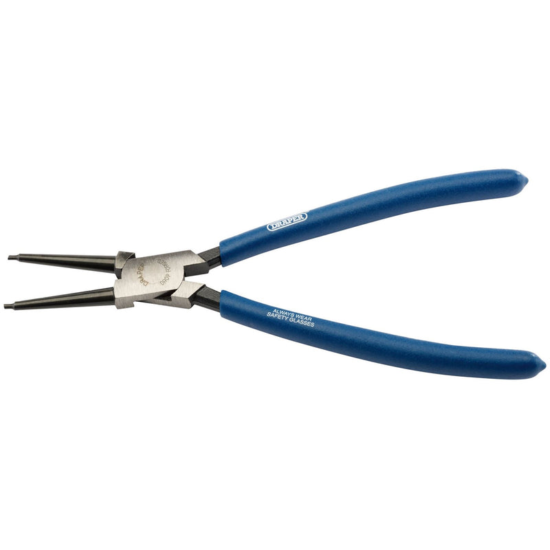 Draper Straight Tip Internal Circlip Pliers, 225mm 56418 Draper - Dynamic Drive