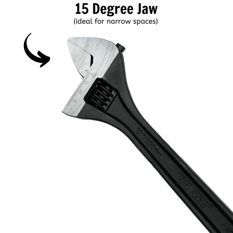 Teng Tools Adjustable Wrench 300mm Teng Tools - Dynamic Drive
