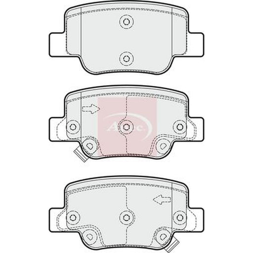 Apec Front & Rear Pads fits Toyota Verso 2009-2018 2.2