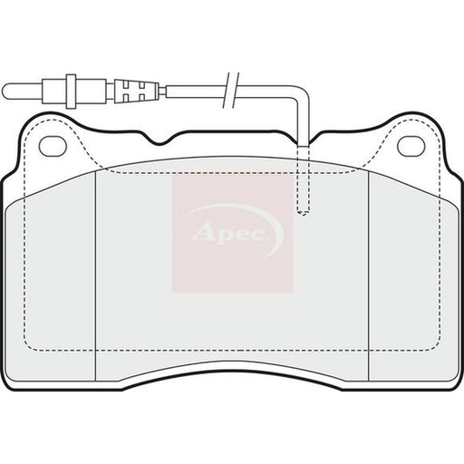 Apec Front Brake Pad Set PAD1434