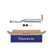 Hella End Silencer Rear fits Audi 80 B2 1978-1987 1.3 1.6 1.8