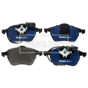 Borg & Beck Front Brake Vented Discs & Pads fits Ford Galaxy 2000-2006 1.9 2.3