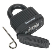 Sealey Steel Body Weatherproof Combination Padlock 48mm PL302CW Sealey - Dynamic Drive