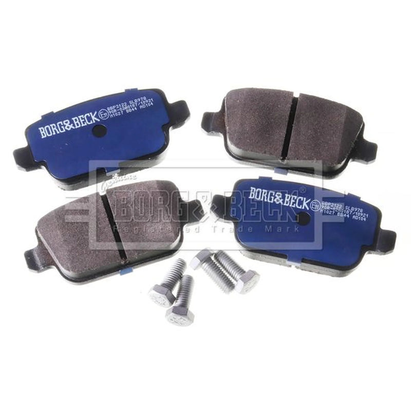 Borg & Beck Front & Rear Brake Discs & Pads fits Ford Focus II 2010-2011 2.5