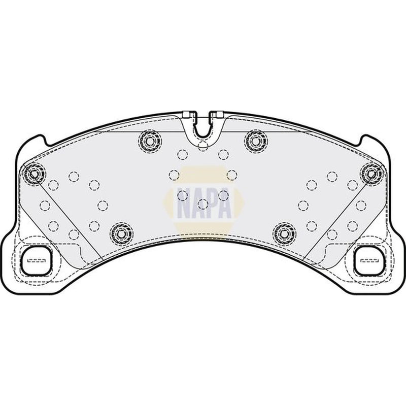 NAPA Front Brake Pad Set fits Porsche Cayenne 2010-2018 3.0 3.6 4.2 4.8