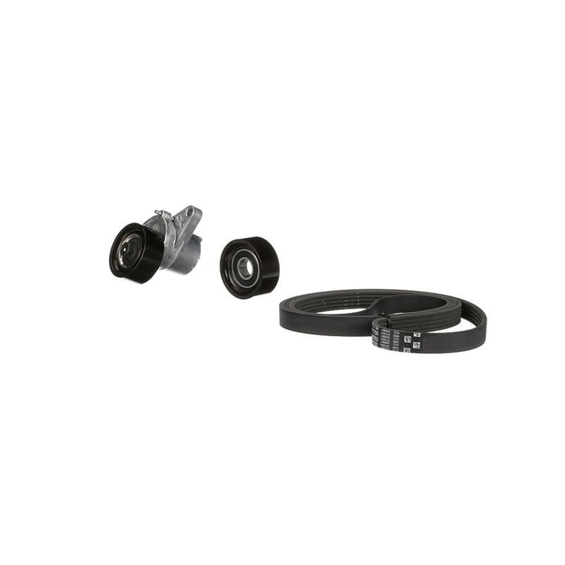 Gates V-Ribbed Belt Set fits Dacia Logan 2004 on 1.4 1.6