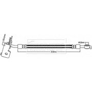 Borg & Beck Brake Hydraulic Hose Line Rear Right BBH8289