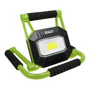 Sealey Rechargeable Portable Fold Flat Floodlight 20W COB LED Lithium-ion Sealey - Dynamic Drive