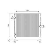 Valeo Engine Radiator 701450