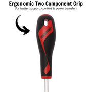 Teng Tools Flat Screwdriver 1.2 x 6.5 x 150mm L Hex Shaft Teng Tools - Dynamic Drive