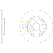 NAPA Front Vented & Rear Vented Brake Discs & Pads fits Mini Mini 2015-2016