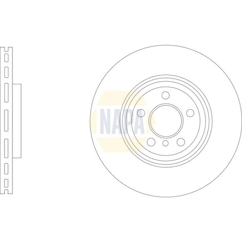 NAPA Front Vented & Rear Vented Brake Discs & Pads fits Mini Mini 2015-2016