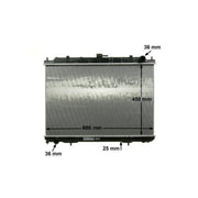 Mahle Engine Radiator fits Nissan X-Trail I 2001-2013 2.2