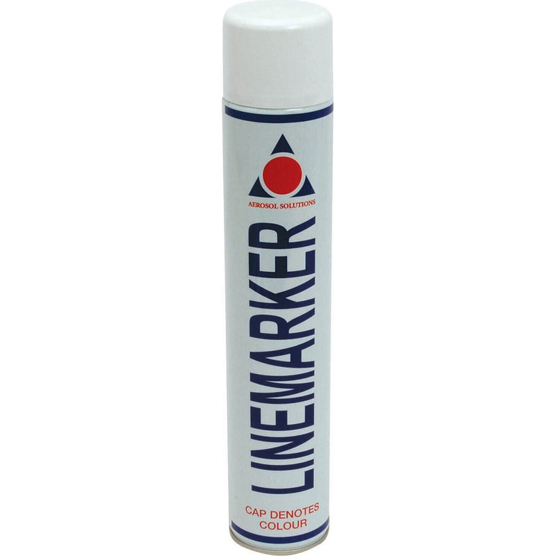 Aerosol Solutions Line Marking Paint - White - 750ml Aerosol Solutions  - Dynamic Drive
