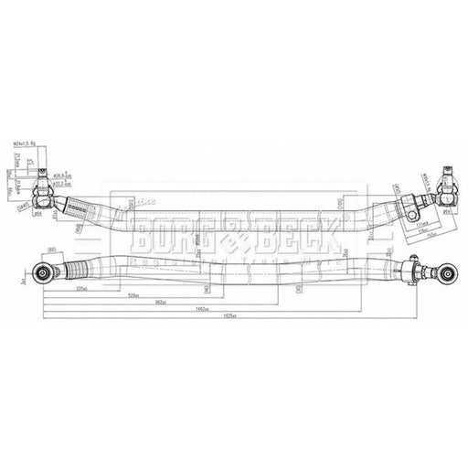 Borg & Beck Inner Rack End Right Joint BTR33245