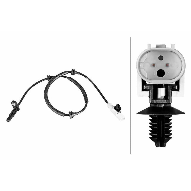 Hella ABS Wheel Speed Sensor Rear fits Land Rover Range Rover Velar 2017-2020