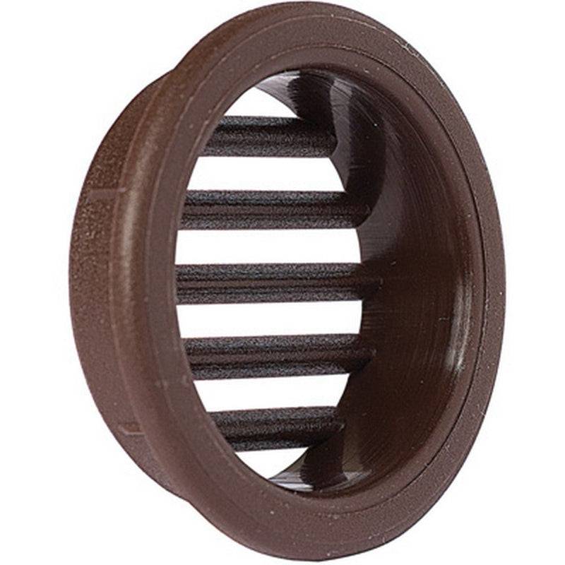Round Air Vent 32mm Brown for Caravan/Motorhome Nova - Dynamic Drive