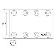 Textar Textar Cv Brake Lining Set 1734704