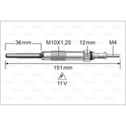 Valeo Diesel Engine Glow Plug 345233