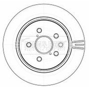 Borg & Beck Front & Rear Brake Discs & Pads fits Lexus Gs 2005-2011