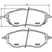 Mintex Front & Rear Brake Discs & Pads fits Subaru Forester 2012-2013 2.0 2.5